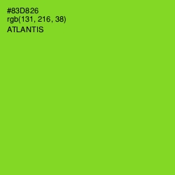 #83D826 - Atlantis Color Image