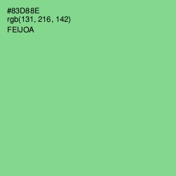 #83D88E - Feijoa Color Image