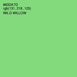 #83DA7D - Wild Willow Color Image