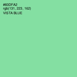 #83DFA2 - Vista Blue Color Image