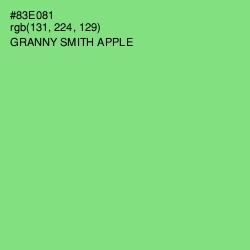 #83E081 - Granny Smith Apple Color Image