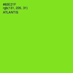 #83E21F - Atlantis Color Image