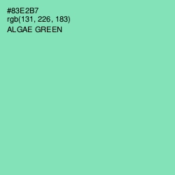 #83E2B7 - Algae Green Color Image