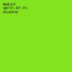 #83E31F - Atlantis Color Image