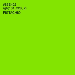 #83E402 - Pistachio Color Image