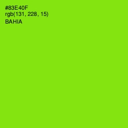 #83E40F - Bahia Color Image