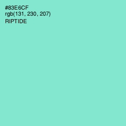 #83E6CF - Riptide Color Image
