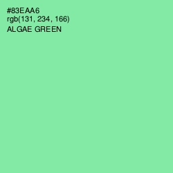 #83EAA6 - Algae Green Color Image