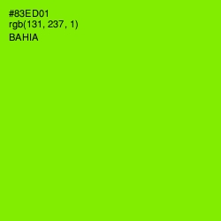 #83ED01 - Bahia Color Image