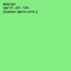 #83ED81 - Granny Smith Apple Color Image