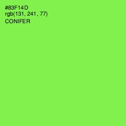 #83F14D - Conifer Color Image