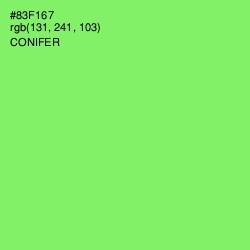 #83F167 - Conifer Color Image