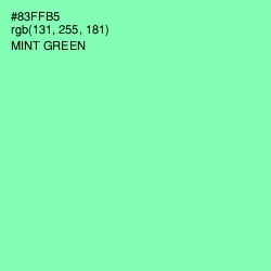 #83FFB5 - Mint Green Color Image