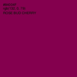 #84004F - Rose Bud Cherry Color Image