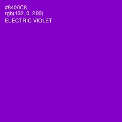 #8400C8 - Electric Violet Color Image