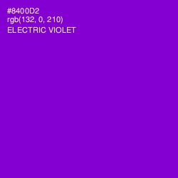 #8400D2 - Electric Violet Color Image