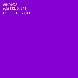 #8400D3 - Electric Violet Color Image