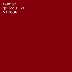 #84010C - Maroon Color Image