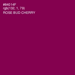 #84014F - Rose Bud Cherry Color Image