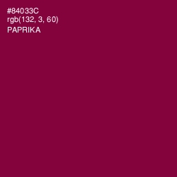 #84033C - Paprika Color Image