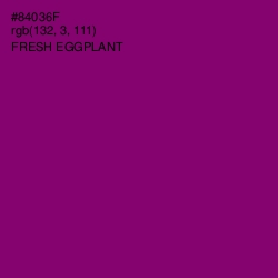 #84036F - Fresh Eggplant Color Image