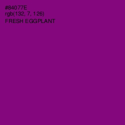 #84077E - Fresh Eggplant Color Image