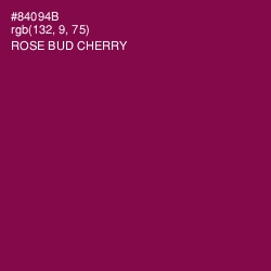 #84094B - Rose Bud Cherry Color Image
