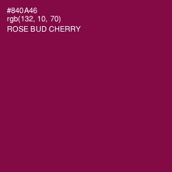 #840A46 - Rose Bud Cherry Color Image