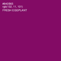 #840B65 - Fresh Eggplant Color Image