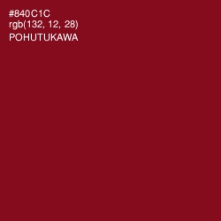 #840C1C - Pohutukawa Color Image