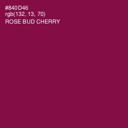 #840D46 - Rose Bud Cherry Color Image