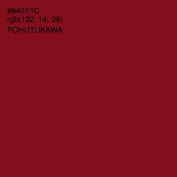 #840E1C - Pohutukawa Color Image