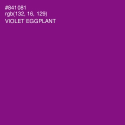 #841081 - Violet Eggplant Color Image