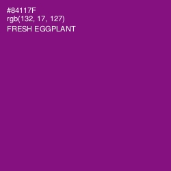 #84117F - Fresh Eggplant Color Image