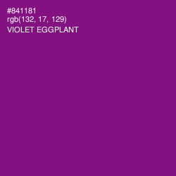 #841181 - Violet Eggplant Color Image