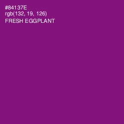 #84137E - Fresh Eggplant Color Image