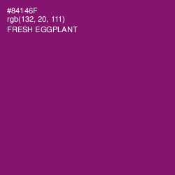 #84146F - Fresh Eggplant Color Image