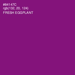 #84147C - Fresh Eggplant Color Image