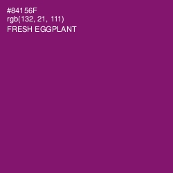 #84156F - Fresh Eggplant Color Image