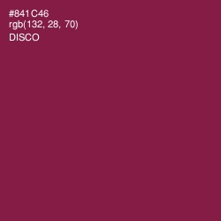 #841C46 - Disco Color Image