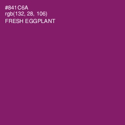 #841C6A - Fresh Eggplant Color Image