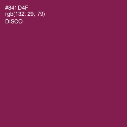 #841D4F - Disco Color Image