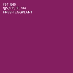 #841E60 - Fresh Eggplant Color Image