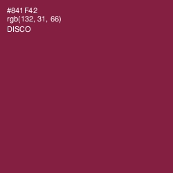 #841F42 - Disco Color Image