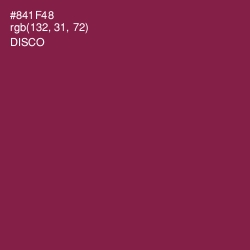 #841F48 - Disco Color Image