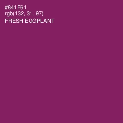 #841F61 - Fresh Eggplant Color Image