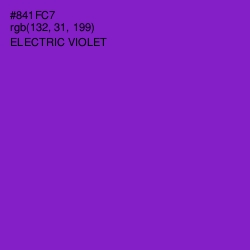 #841FC7 - Electric Violet Color Image