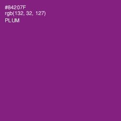 #84207F - Plum Color Image