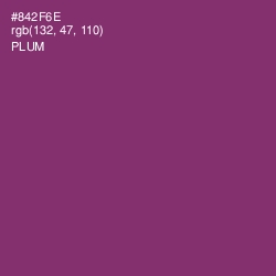 #842F6E - Plum Color Image