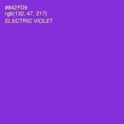 #842FD9 - Electric Violet Color Image